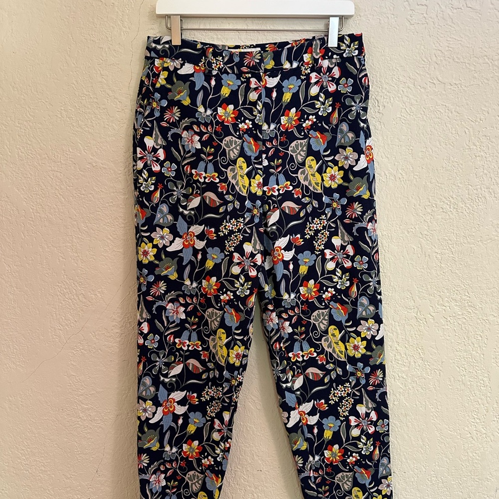 Boden Floral Print Pants - Multicolor